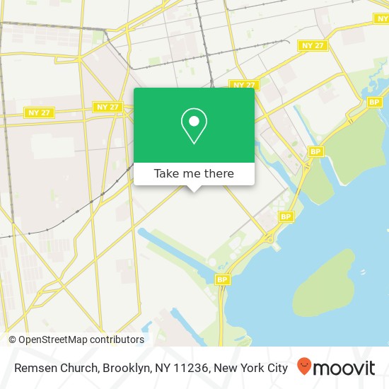 Mapa de Remsen Church, Brooklyn, NY 11236