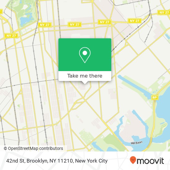 Mapa de 42nd St, Brooklyn, NY 11210