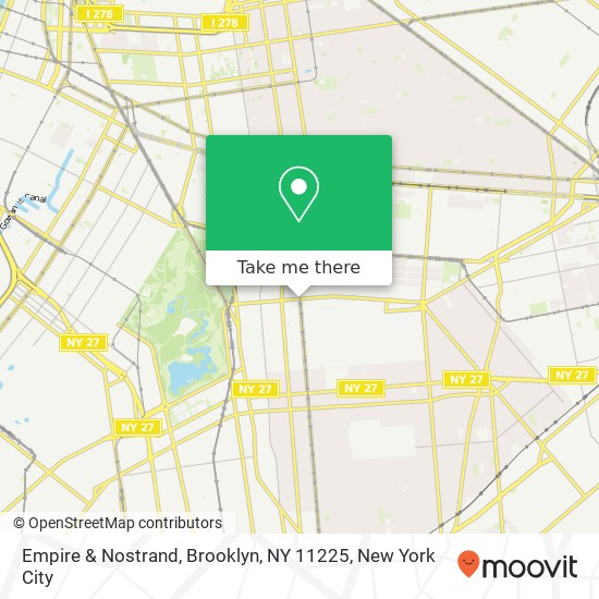 Empire & Nostrand, Brooklyn, NY 11225 map