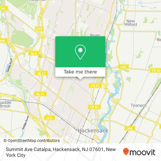 Summit Ave Catalpa, Hackensack, NJ 07601 map