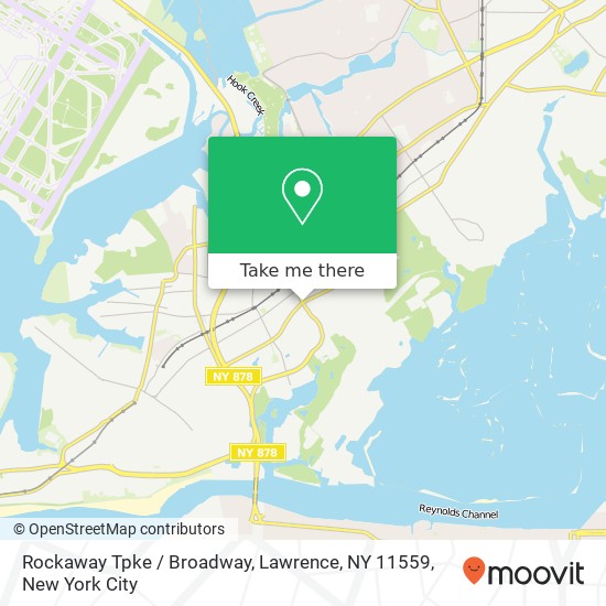 Rockaway Tpke / Broadway, Lawrence, NY 11559 map