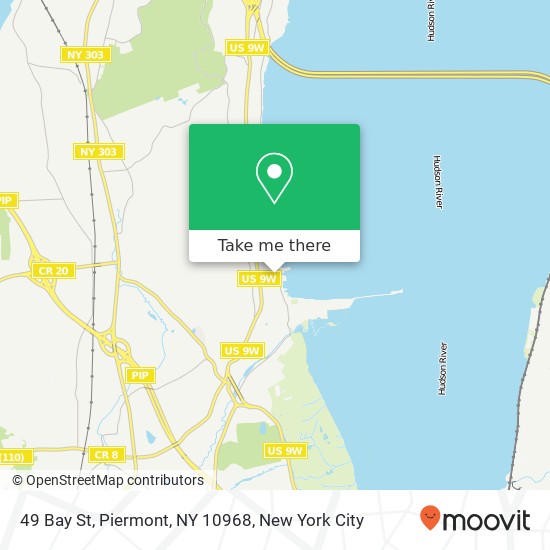 Mapa de 49 Bay St, Piermont, NY 10968