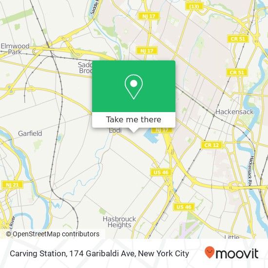 Mapa de Carving Station, 174 Garibaldi Ave