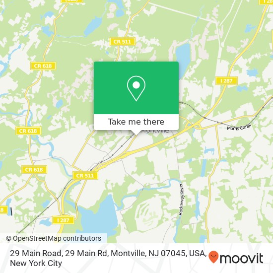 29 Main Road, 29 Main Rd, Montville, NJ 07045, USA map