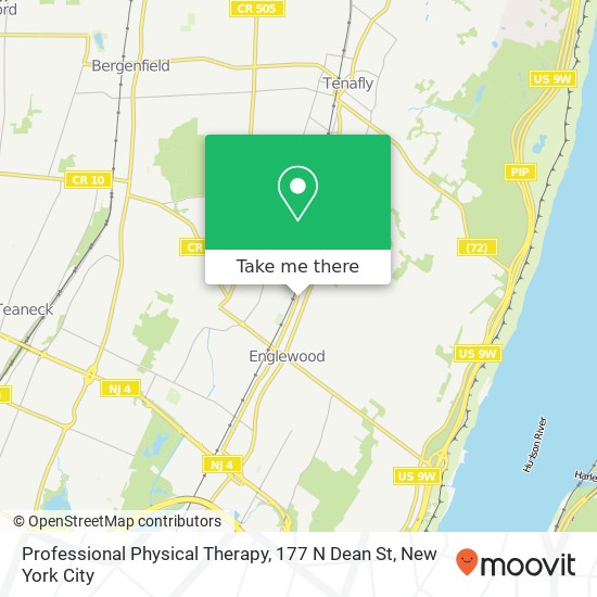 Mapa de Professional Physical Therapy, 177 N Dean St