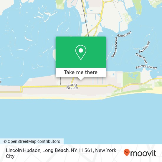 Mapa de Lincoln Hudson, Long Beach, NY 11561