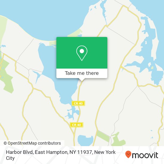 Harbor Blvd, East Hampton, NY 11937 map