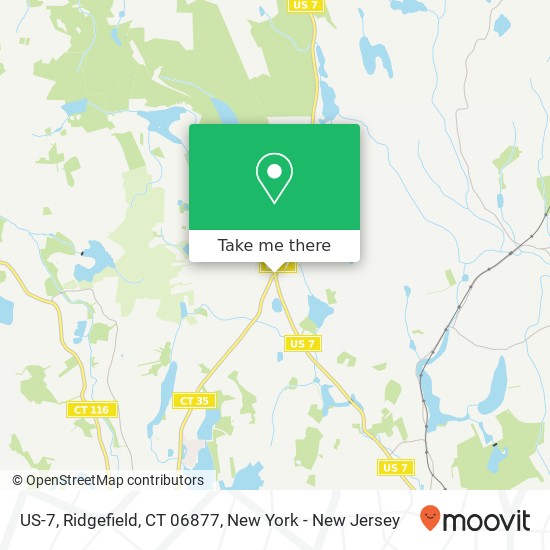 Mapa de US-7, Ridgefield, CT 06877