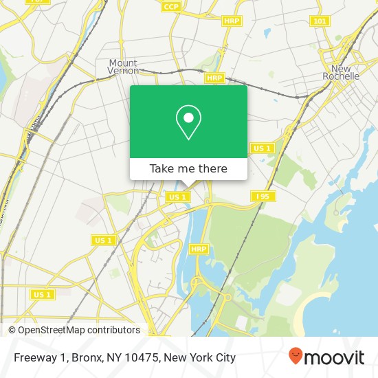Freeway 1, Bronx, NY 10475 map