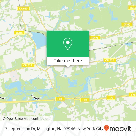 7 Leprechaun Dr, Millington, NJ 07946 map