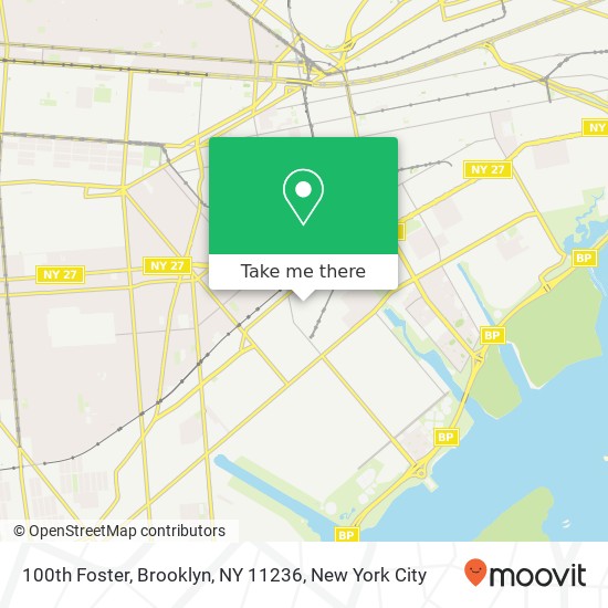 100th Foster, Brooklyn, NY 11236 map