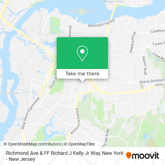 Mapa de Richmond Ave & FF Richard J Kelly Jr Way