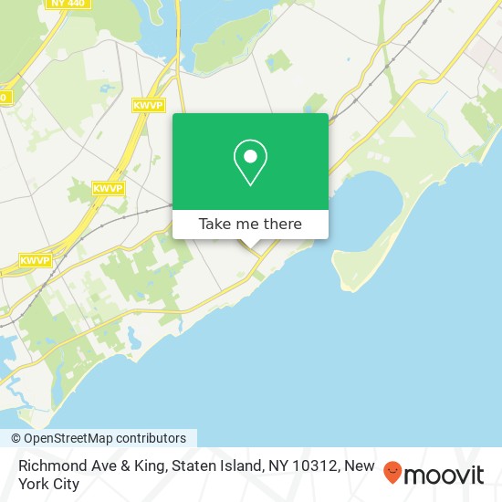 Richmond Ave & King, Staten Island, NY 10312 map