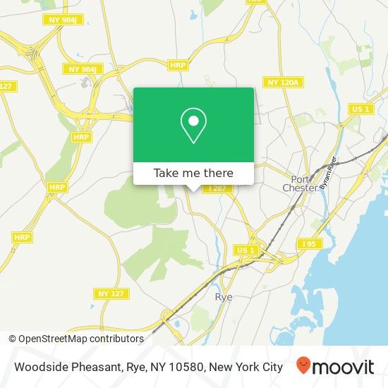 Woodside Pheasant, Rye, NY 10580 map
