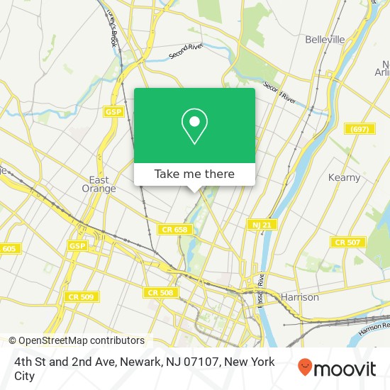 4th St and 2nd Ave, Newark, NJ 07107 map