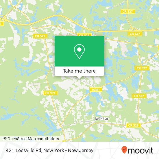 421 Leesville Rd, Jackson, NJ 08527 map