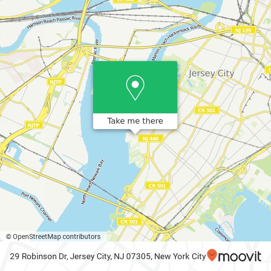 29 Robinson Dr, Jersey City, NJ 07305 map