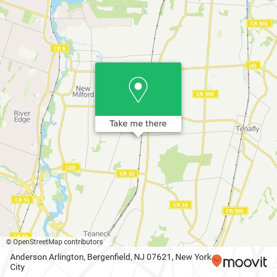Anderson Arlington, Bergenfield, NJ 07621 map