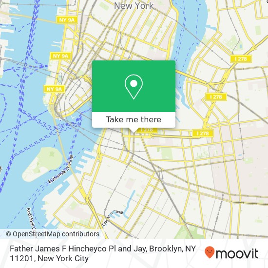 Father James F Hincheyco Pl and Jay, Brooklyn, NY 11201 map