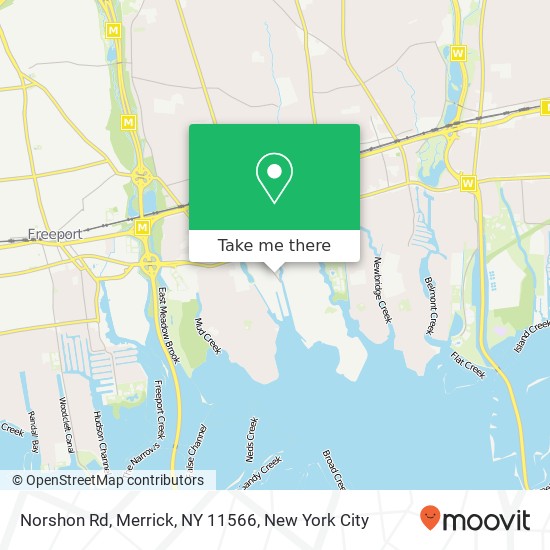Norshon Rd, Merrick, NY 11566 map