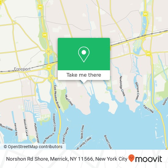 Norshon Rd Shore, Merrick, NY 11566 map