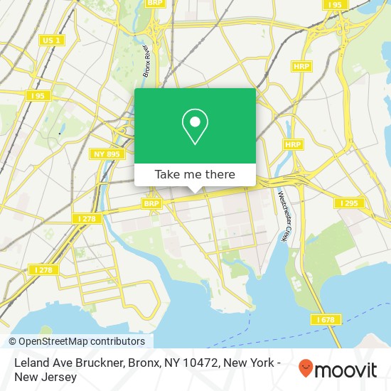 Leland Ave Bruckner, Bronx, NY 10472 map