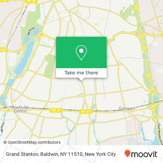 Mapa de Grand Stanton, Baldwin, NY 11510