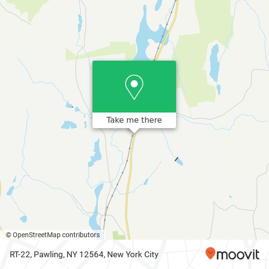 Mapa de RT-22, Pawling, NY 12564