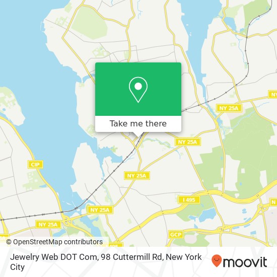 Mapa de Jewelry Web DOT Com, 98 Cuttermill Rd