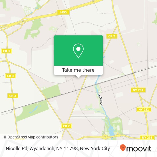 Nicolls Rd, Wyandanch, NY 11798 map