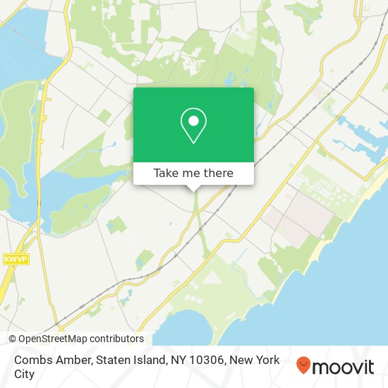 Mapa de Combs Amber, Staten Island, NY 10306