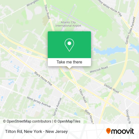 Mapa de Tilton Rd, Egg Harbor Twp (BARGAINTOWN), NJ 08234