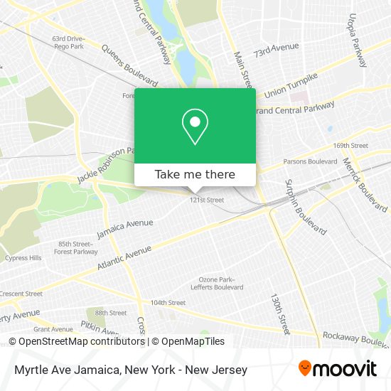 Mapa de Myrtle Ave Jamaica