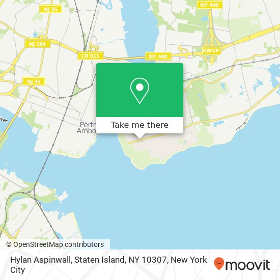 Mapa de Hylan Aspinwall, Staten Island, NY 10307