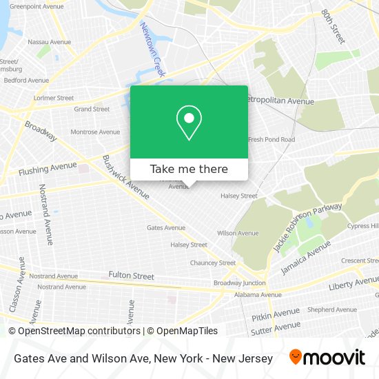 Mapa de Gates Ave and Wilson Ave