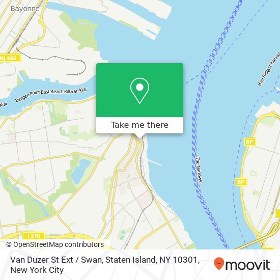 Mapa de Van Duzer St Ext / Swan, Staten Island, NY 10301