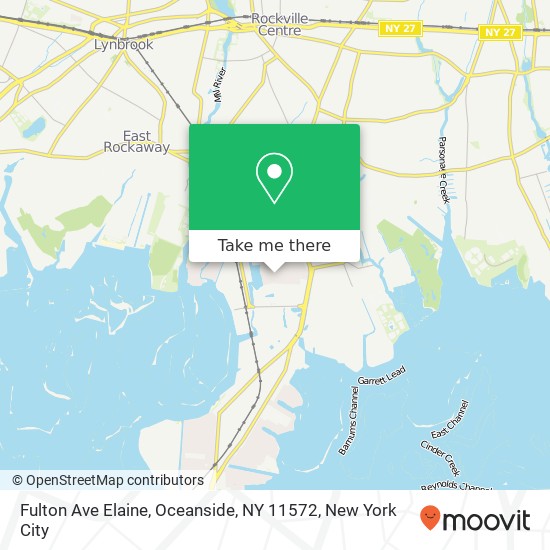 Fulton Ave Elaine, Oceanside, NY 11572 map