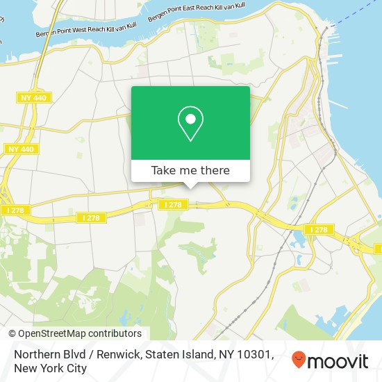Northern Blvd / Renwick, Staten Island, NY 10301 map