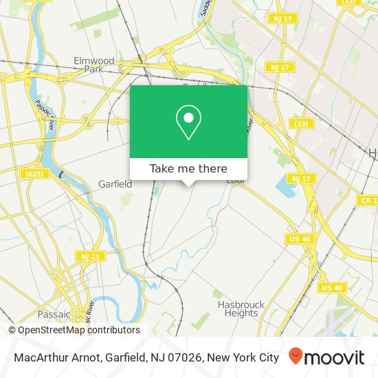 MacArthur Arnot, Garfield, NJ 07026 map
