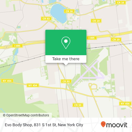 Evo Body Shop, 831 S 1st St map