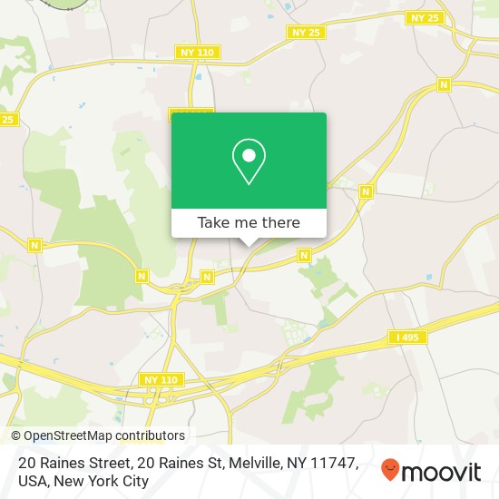 20 Raines Street, 20 Raines St, Melville, NY 11747, USA map