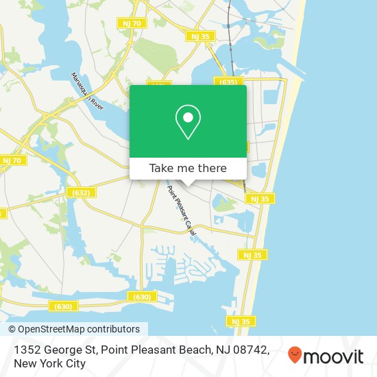 1352 George St, Point Pleasant Beach, NJ 08742 map