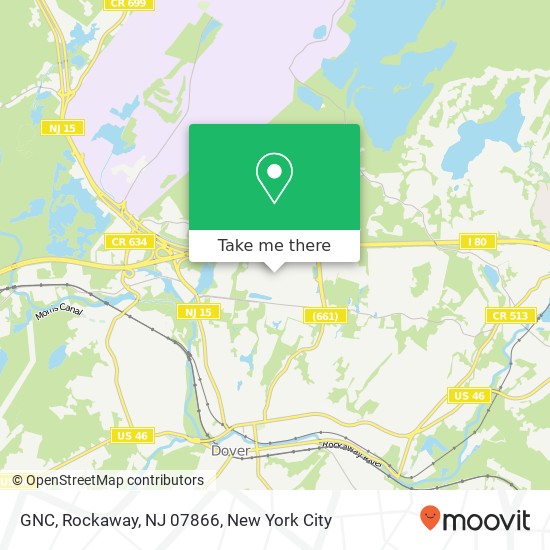 GNC, Rockaway, NJ 07866 map