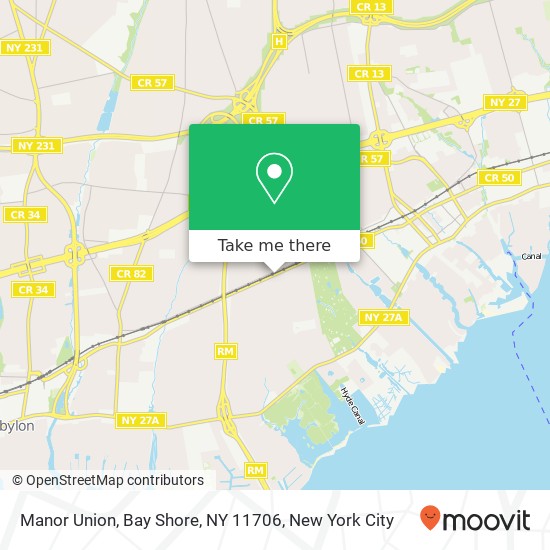 Manor Union, Bay Shore, NY 11706 map