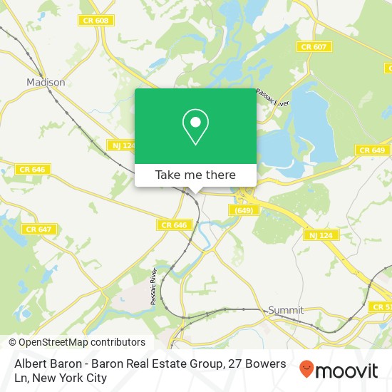 Mapa de Albert Baron - Baron Real Estate Group, 27 Bowers Ln