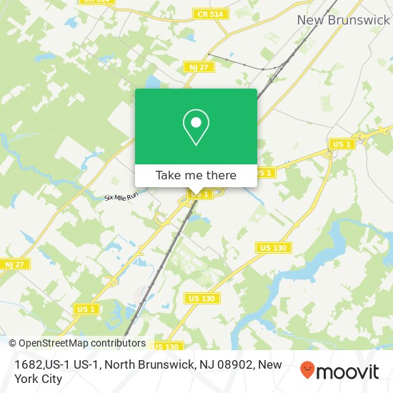 Mapa de 1682,US-1 US-1, North Brunswick, NJ 08902