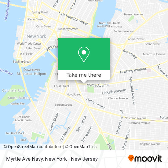 Mapa de Myrtle Ave Navy