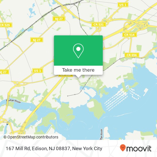 167 Mill Rd, Edison, NJ 08837 map