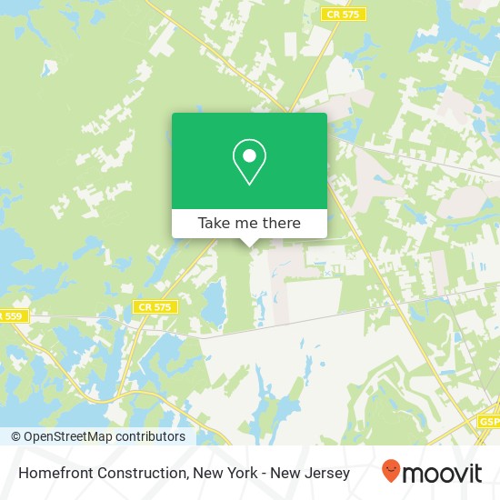 Mapa de Homefront Construction, 235 Mystic Dr