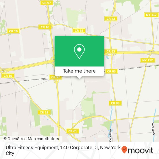 Ultra Fitness Equipment, 140 Corporate Dr map